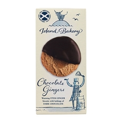 Island Bakery Chocolate Gingers 133g [Pack of 12]
