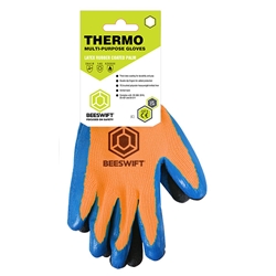 Latex Thermo-Star Fully Dipped Glove Orange 09
