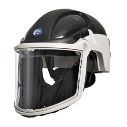 Pureflo Papr With Face Shield And Hard Hat Black 