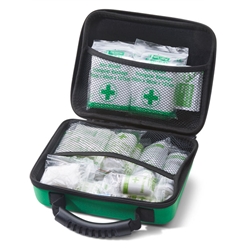 Click Medical Hse 1-10 First Aid Kit In Medium Feva Bag Green 