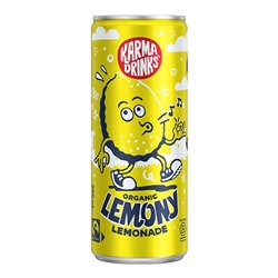 Karma Lemony Lemonade Can 250ml [Pack of 24]