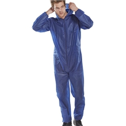 Beeswift Polprop Disposable Coverall Navy Blue M