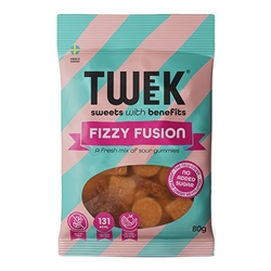 Tweek Sweets Fizzy Fusion 80g [Pack of 14]
