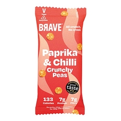 Brave Roasted Peas Paprika & Chilli 35g [Pack of 12]