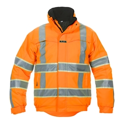 Hydrowear India Hi-Vis Gid Pilot Jacket Orange L