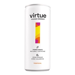 Virtue Clean Energy - Tropical 250ml Can [Pack of 12]