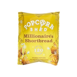 Popcorn Shed Millionaire Shortbread Snack Pack 24g [Pack of 16]