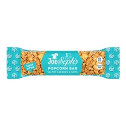 Joe & Seph’s Salted Caramel & Nuts Popcorn Bar 27g [Pack of 12]