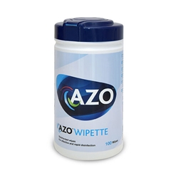 Azo Disinfectant Surface Wipes White 