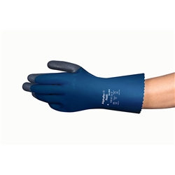 Ansell Alphatec 04-004 Gauntlet Gloves Blue Xl