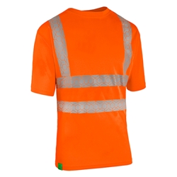 Beeswift Envirowear Hi-Vis Recyclable T-Shirt Orange S