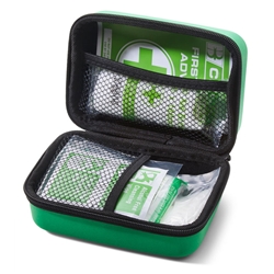 Click Medical Personal First Aid Kit In Handy Feva Bag Green 