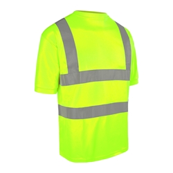Beeswift Crew Neck Hi-Vis Short Sleeve T-Shirt Saturn Yellow Xxl