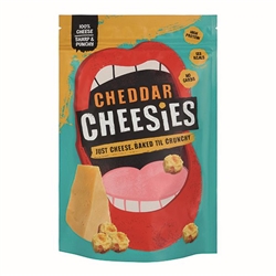 Cheesies Cheddar Crunchy Popped Cheese 60g [Pack of 9]