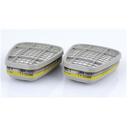 3M 6057 Abe1 Respirator Filter White 