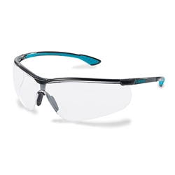 Uvex Sportstyle Blue Frame Safety Glasses Clear 