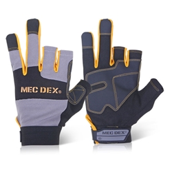 Mecdex Work Passion Tool Mechanics Gloves Grey / Gold Xl