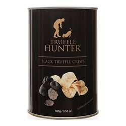 Truffle Hunter Black Truffle Crisps 100g Tin [Pack of 12]