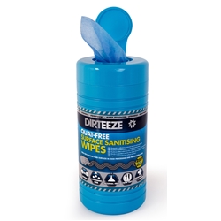 Dirteeze Quat-Free Surface Sanitising Wipes Blue 