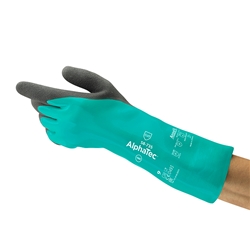 Ansell Alphatec 58-735 Gloves Green L