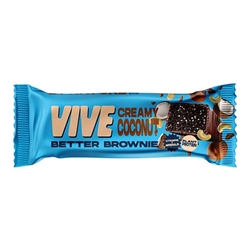 Vive Better Brownie, Creamy Coconut 40g [Pack of 15]