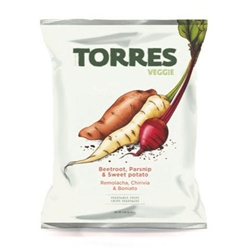 Torres Vegetable Crisps 90g [Pack of 15]