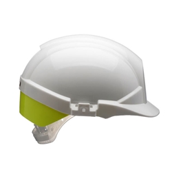 Centurion Reflex Safety Helmet With Hi-Vis Yellow Rear  White 
