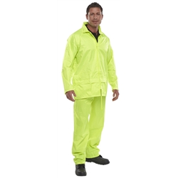 Beeswift Nylon Weatherproof Suit Saturn Yellow Xxxl