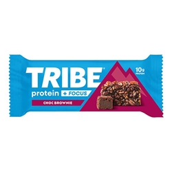 TRIBE Protein & Focus Flapjack - Choc Brownie 60g [Pack of 12]