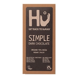 Hu Simple Dark Chocolate Bar 60g [Pack of 12]