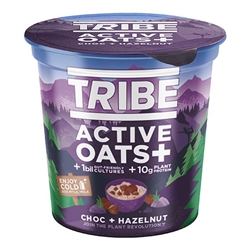 TRIBE Choc Hazelnut Active Oats+ Pot 70g [Pack of 8]