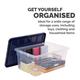 Bankers Box Plastic Storage Boxes 38L - Pack of 3