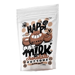 HAPPi Plain Milk Chocolate Buttons 100g [Pack of 10]