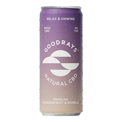 Goodrays CBD Passionfruit & Pomelo Drink [Pack of 12]