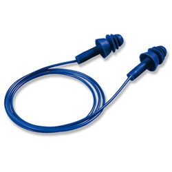 Uvex Whisper+ Detectable Corded Ear Plugs Blue 