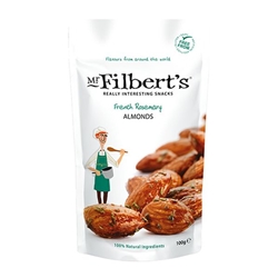 Mr Filberts French Rosemary Almonds 100g [Pack of 12]