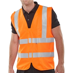 Beeswift Fire Retardant Hi-Vis Vest Orange Xl