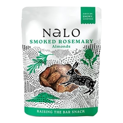 Nalo Smoked Rosemary Almonds 40g [Pack of 12]