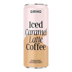 Grind Iced Caramel Latte Coffee 250ml [Pack of 8]