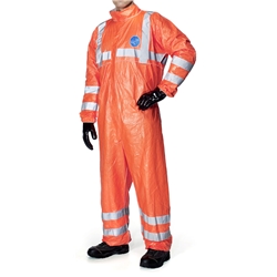Tyvek® 500 Hi-Vis Disposable Coverall Orange Xxxl