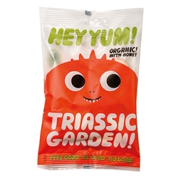 HEY YUM! Triassic Garden Organic Sweets 100g [Pack of 8]