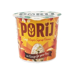 Porij Cosy Maple Syrup Instant Porridge Pot 60g [Pack of 8]