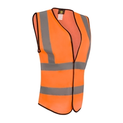 Beeswift Womens Hi-Vis Waistcoat Orange 3Xl