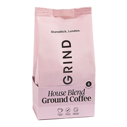 Grind Coffee Shelf Ready Grind Refill Pouch - Ground Bean (House Blend) 200g [Pack of 6]