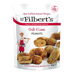 Mr Filberts Chilli & Lime Peanuts 40g [Pack of 20]
