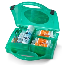 Click Medical 10 Person Trader First Aid Kit Green 