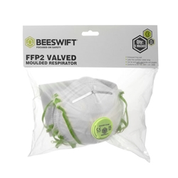 Ffp2V Moulded Valved Respirator 5 Pack White 