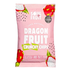 Soul Fruit Crunchy Dragon Fruit Chips 20g [Pack of 10]