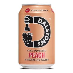 Dalston's Peach Soda 330ml Can [Pack of 24]