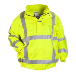 Hydrowear Moers Multi Sns Fire Retardant Hi-Vis Anti-Static Pilot Jacket Saturn Yellow Xxl